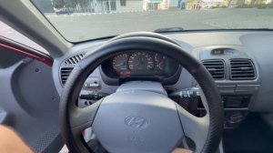 Хендай акцент! Невероятно крепкий автомобиль!