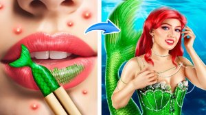 Преображение Красоты с Помощью Гаджетов и Лайфхаков! Из Уэнсдей Аддамс в Русалку!