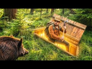 МИКРО-ЗЕМЛЯНКА УБЕРЕГЛА ОТ ЖИВОТНЫХ! - выживание