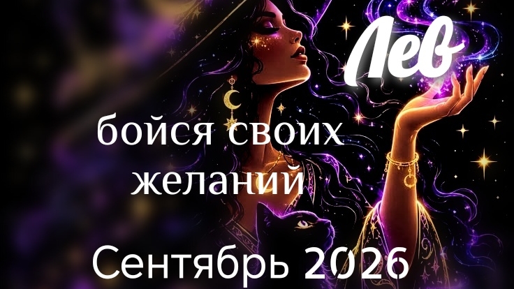 Лев Сентябрь 2026 года