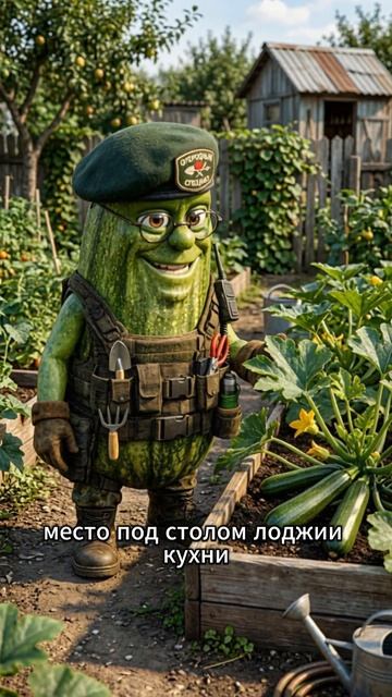 Кабачки больше не скрывают своих планов. 😄