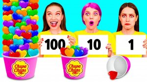 100 Слоев Еды Челлендж # Кухонные Лайфхаки и Рецепты от DaZaZa Challenge