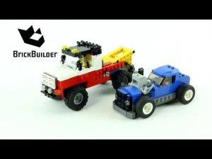 Сборка LEGO Creator 31085: Передвижное шоу каскадеров и Хот-род