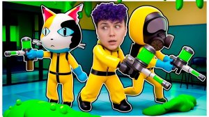БОЛЬНИЦА для ЖИВОТНЫХ, но НАПАДЕНИЕ СЛИЗИ  ROBLOX