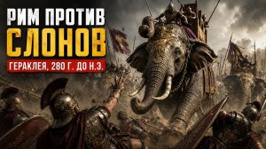 Первое столкновение римлян с боевыми слонами - Битва при Гераклее (280 г. до н.э.)