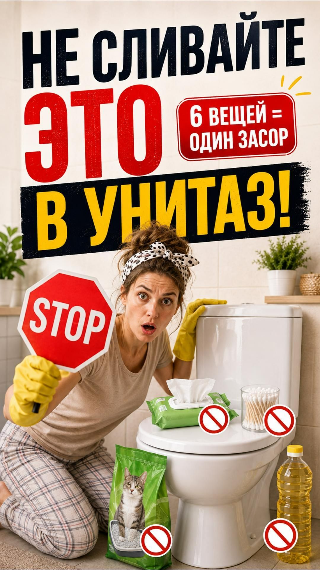 Не сливайте это в унитаз