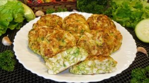 Рубленые котлеты из куриной грудки с кабачком на сковороде. Самые сочные и вкусные куриные котлетки