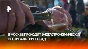 Более 25 винных хозяйств представлены на фестивале «Виноград» на ВДНХ