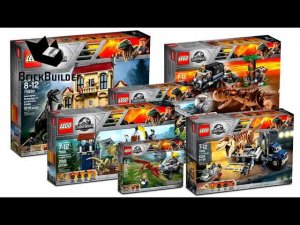 Сборка всех наборов LEGO Мир Юрского периода: Павшее королевство 2018