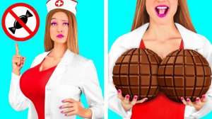 Как Пронести Еду в Больницу # Смешные Челленджи с Едой от Fun Challenge