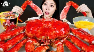 Мукбанг - морепродукты и краб - корейский стиль