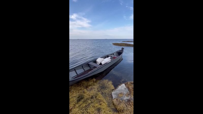 ЛОДКА «УРАЛОЧКА» ВЫШЛА НА ВОДУ В БЕЛОМ МОРЕ