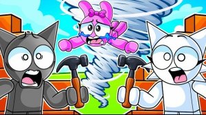 Sprunkis: строим, чтобы пережить КАТАСТРОФЫ!