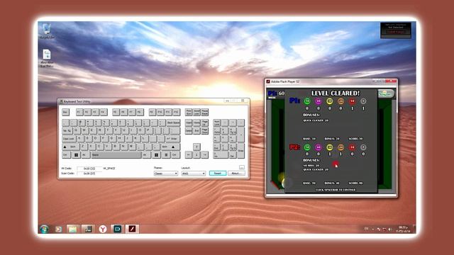 FLASHINU FLASH GAME 2 PLAYER BALL REFLEXION فلاشينيوم الكره المنعكسه
