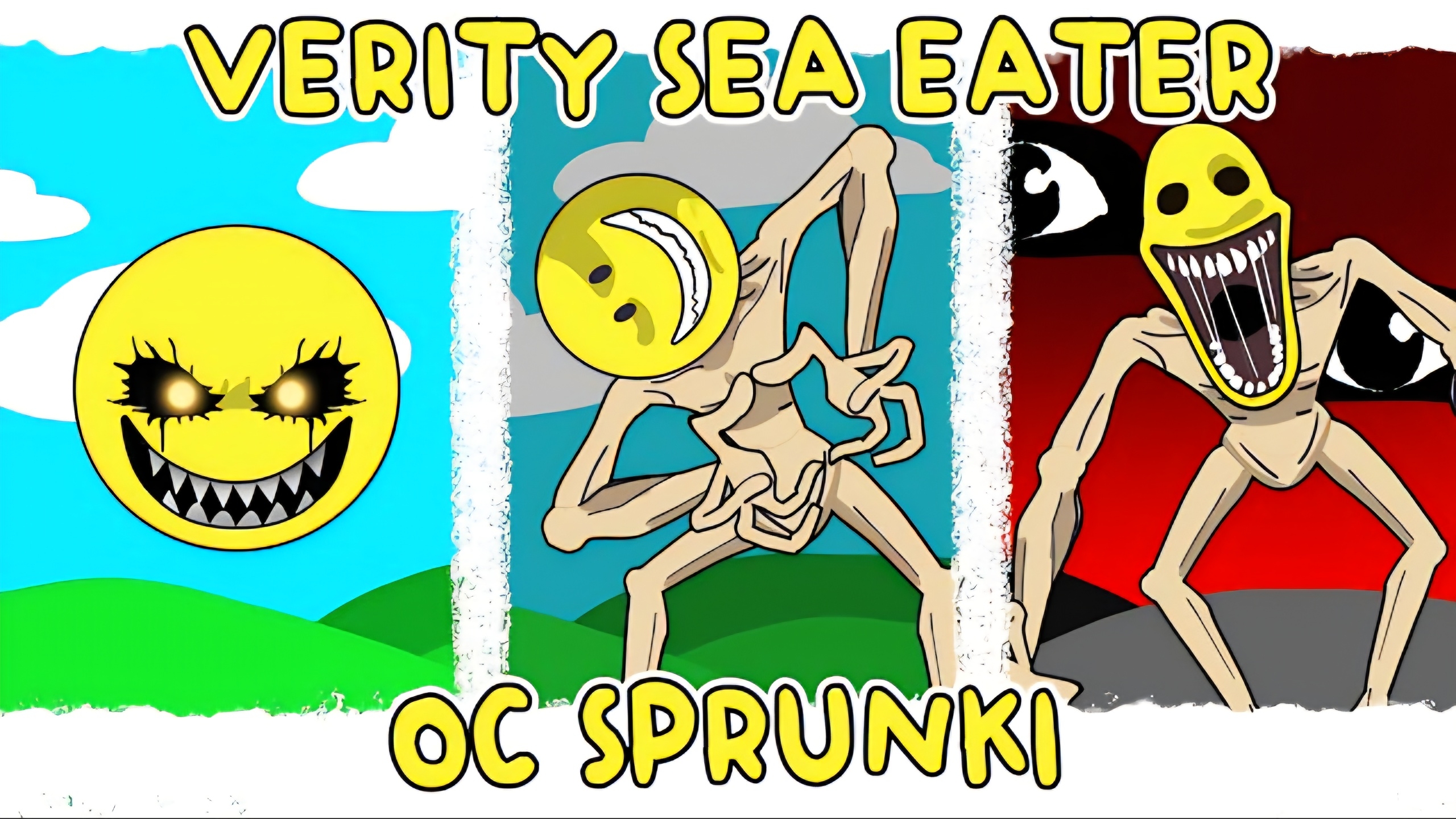 СПРУНКИ ОС: ВЕРИТИ СТАЛ МОРСКИМ МОНСТРОМ! 😳 SPRUNKI SEA EATER — ФАЗЫ 1–3