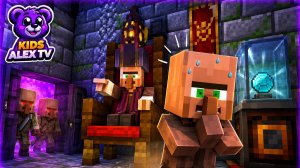 Житель Minecraft встретил маленького малыша! 🥹👶 | Minecraft
