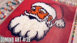 САНТА-КЛАУС ИЗ ДОМИНО | Домино-арт #39