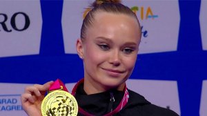 Ангелина Мельникова завоевала еще одно золото на ЧЕ по спортивной гимнастике.