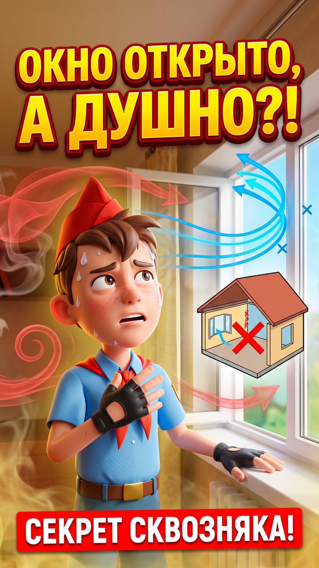 Открыл окно, а свежего воздуха нет? Главная ошибка вентиляции дома! 🪟💨