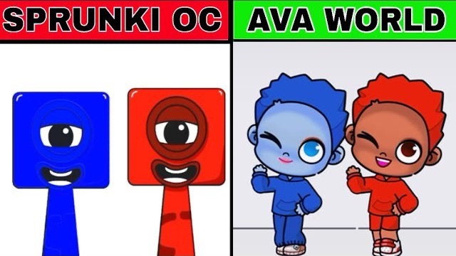 Мой СПРУНКИ OC: Elementary One против Numberblocks One (из Numberblocks) в AVATAR WORLD