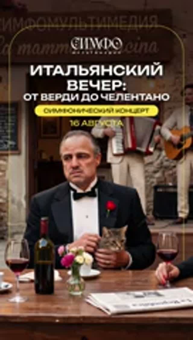 🇮🇹 Вечер, который перенесёт вас в самое сердце Италии