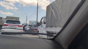 Очередь на заправку в Краснодарском крае