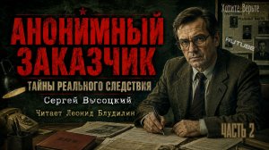 ПРЕМЬЕРА. Тайны Реального Следствия: Ч.2 АНОНИМНЫЙ ЗАКАЗЧИК (автор: Сергей Высоцкий).