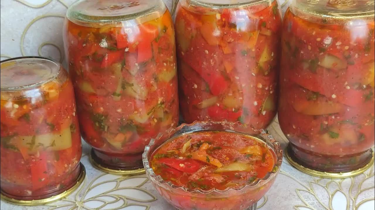 Супер Вкусный ПЕРЕЦ на ЗИМУ! ️БЕЗ ЗАМОРОЧЕК!