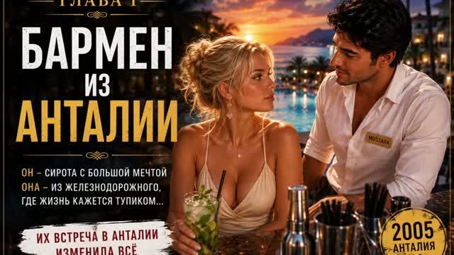 Бармен из Анталии| Глава 1. Счастливая семья из Анталии. Часть 1. Курортный роман