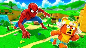 Я НАШЕЛ ЧЕЛОВЕКА-ПАУКА в СУПЕР МИШКА! Super Bear Adventure