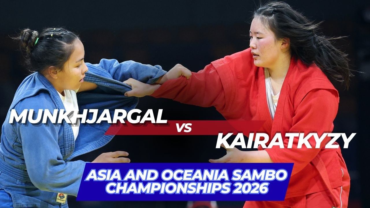 MUNKHJARGAL (MGL) Vs KAIRATKYZY (KAZ) - Asia And Oceania SAMBO Championships 2026
