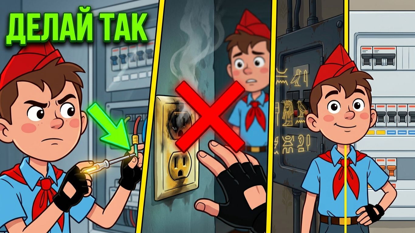 Как устроена электрика в доме? От атомной станции до твоей розетки! ⚡️🔌