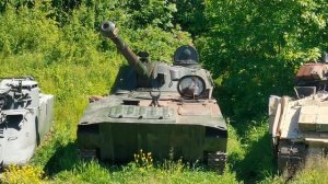 Разная военная техника на острове Котлин.