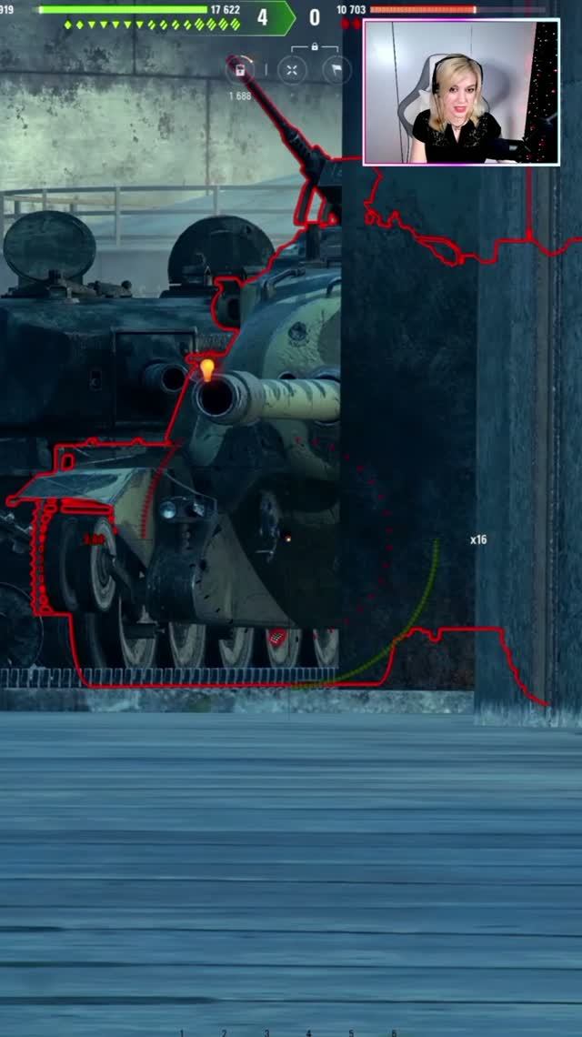Снаряд летит три раза насквозь. Что???