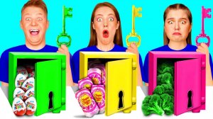 Выбери Правильный Ключ Челлендж # Эпичная Битва с Едой от Fun Challenge