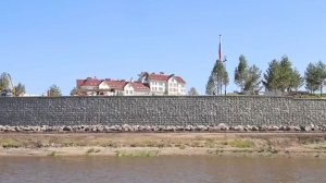 Реконструкцию набережной Омской крепости показали с борта легендарной яхты
