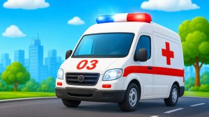 СКОРАЯ ПОМОЩЬ 🚑💨 СПЕШИТ НА ПОМОЩЬ! 😱 | Мультик для детей