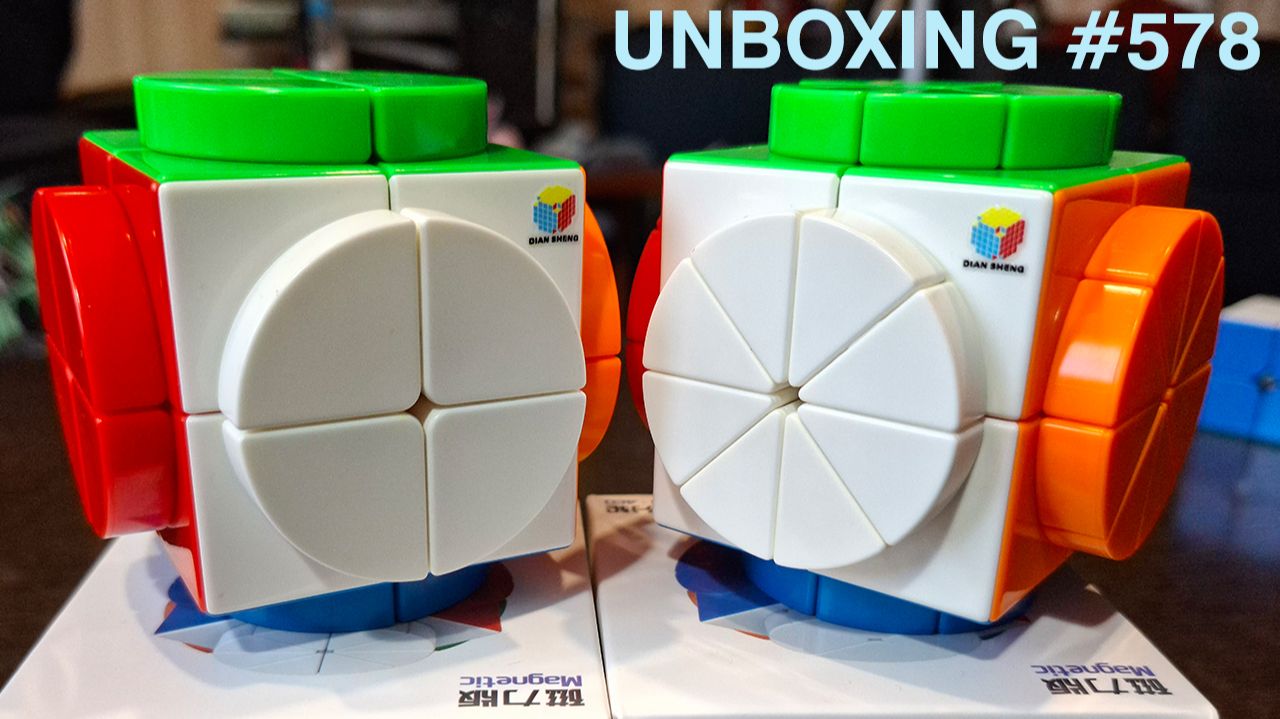 Unboxing №578 Волшебное Колесо 2х2 | DianSheng Galaxy Cluster 2x2 Magic Wheel 4EQ, 8EQ