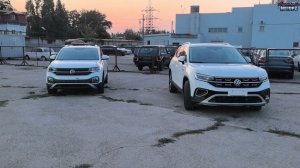Volkswagen Tacqua, сравнение размеров, доставка в Москву и выдача Клиенту.