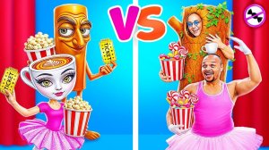 Фейковый против настоящего Italian Brainrot! Как прокрасться в кинотеатр_