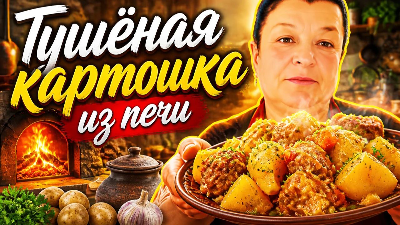 ТУШЁНАЯ КАРТОШКА ИЗ ПЕЧИ🥘