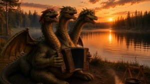 Три башки ,одна гармонь