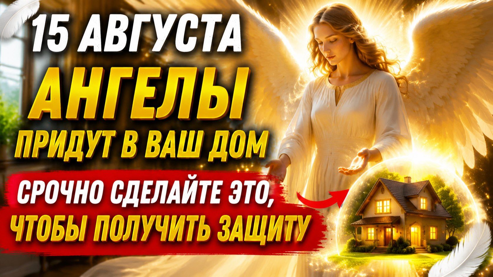 15 августа - Ангелы придут в ваш дом. Срочно сделайте это.