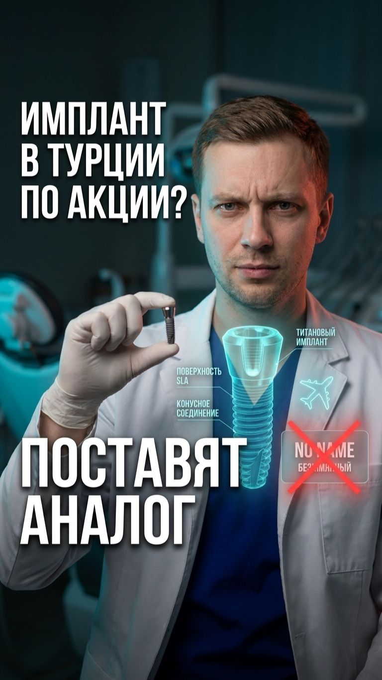 🦷 Едешь в Турцию за имплантатом по акции?
