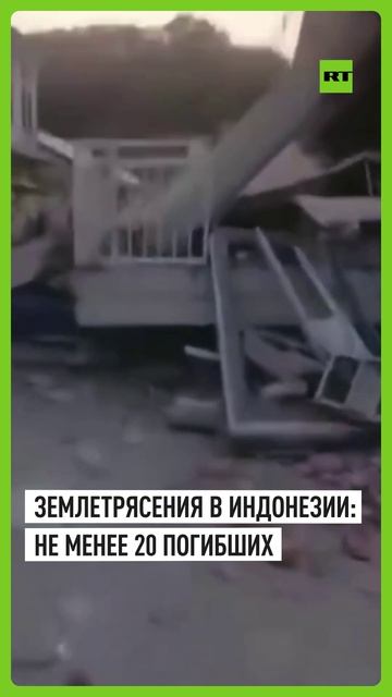 В Индонезии зафиксирована серия мощных землетрясений