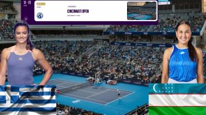 16/08/26 ⏰00:00 (29) 🇬🇷Мария Саккари - 🇺🇿Камилла Рахимова/🏆WTA1000 🇺🇸Цинциннати. 2-й круг