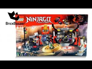 Распаковка и сборка LEGO Ninjago 70640: Штаб-квартира «Сынов Гармадона»