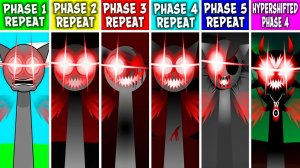 спрунки sprunki но фаза 1,2,3,4 и 5 повторяют repeat 🔁 за hyper-shifted фаза 4