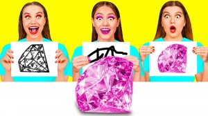 Кто Лучше Нарисует Предмет, Получит Его # Съедобная Битва от Fun Challenge