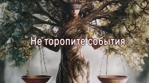 Не торопите события